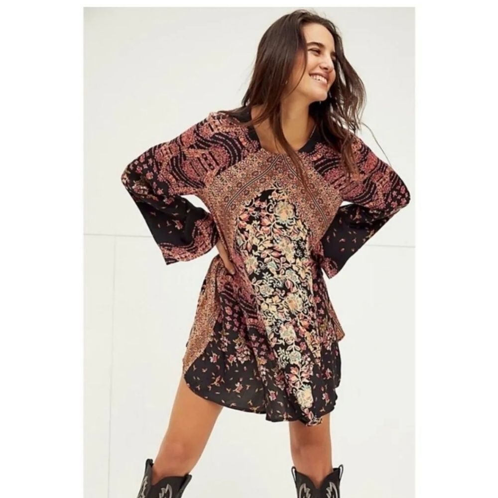 Free People Stevie Printed Tunic Dress